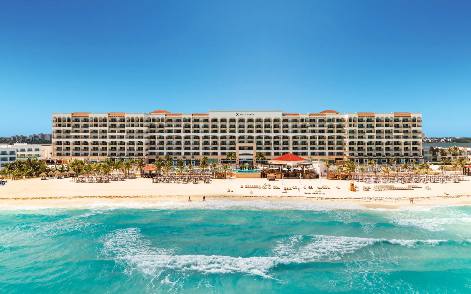 Hyatt Zilara Cancun in Cancun Hotel Zone, resort detail.