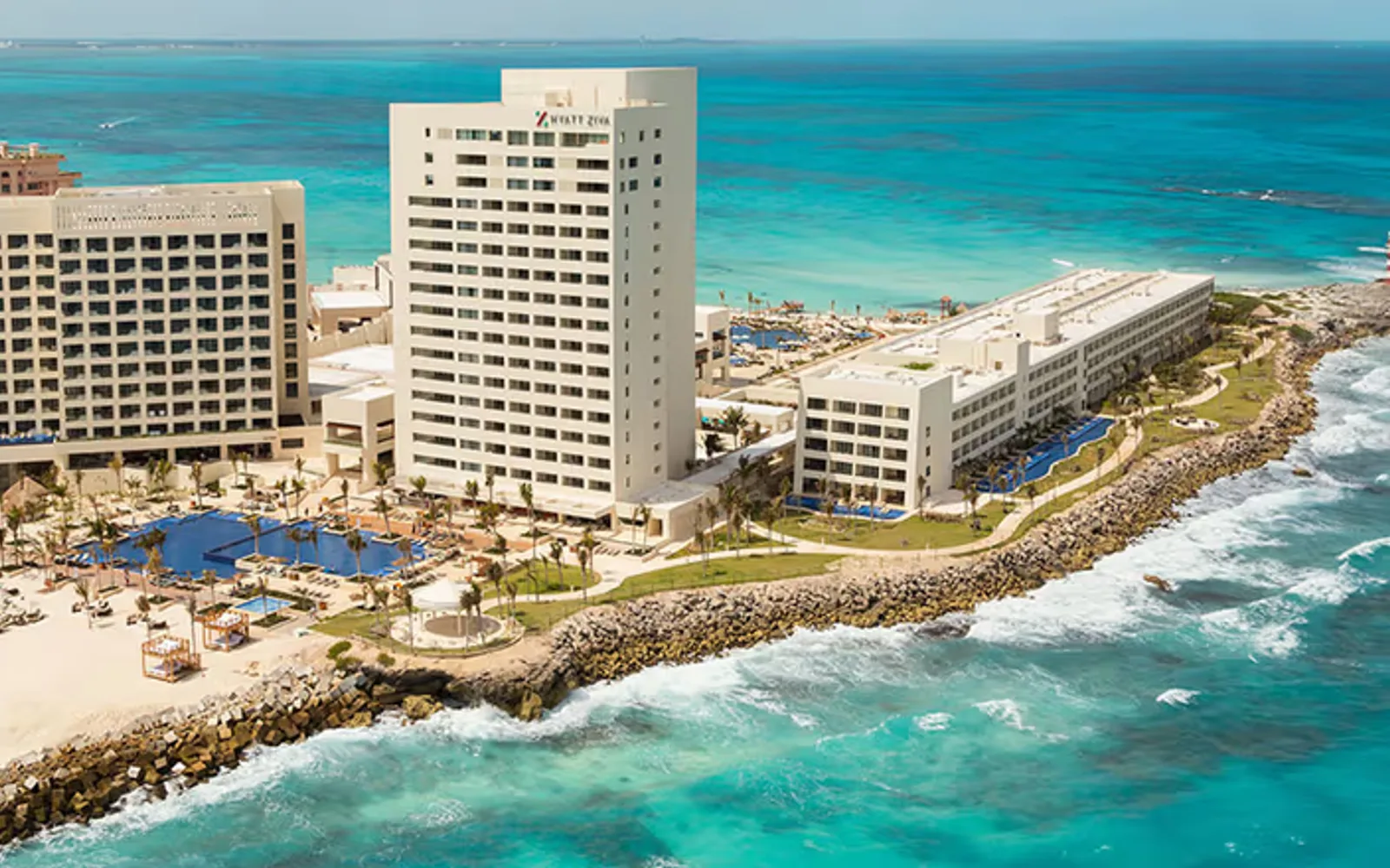Hyatt Ziva Cancun in Punta Cancun, property overview.