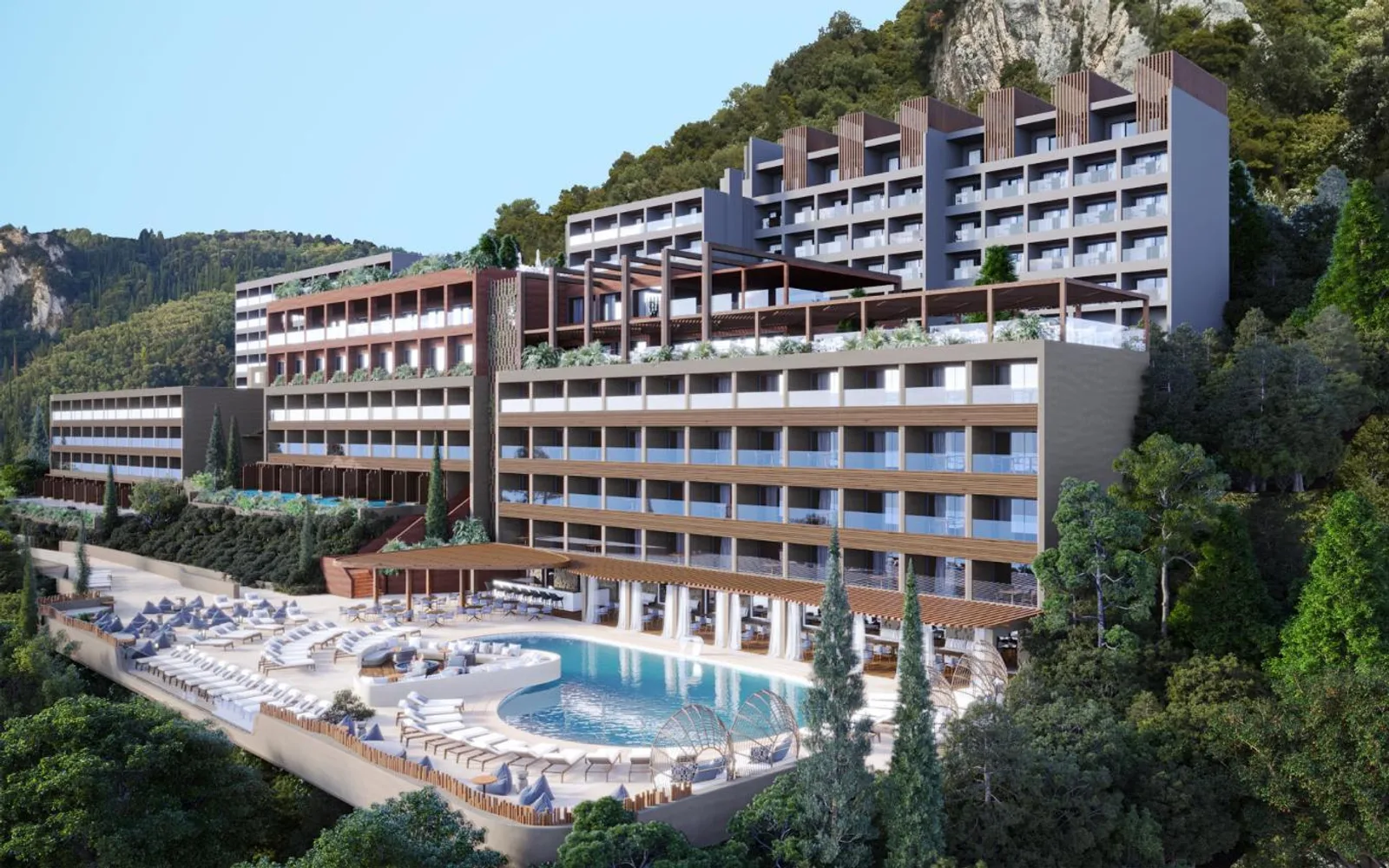 Hyatt Ziva Corfu in Corfu, resort detail.