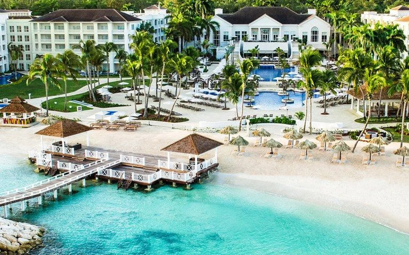 Hyatt Ziva Rose Hall in Rose Hall, Montego Bay, resort detail.