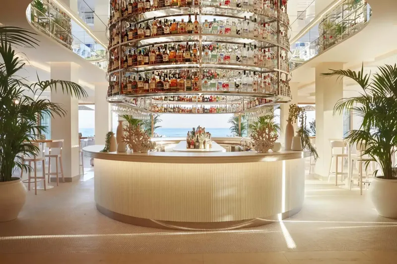 The main bar at Ikos Andalusia