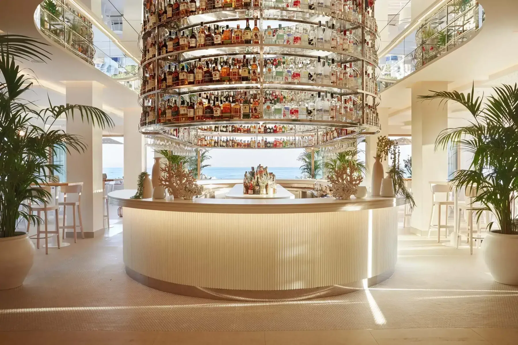 The main bar at Ikos Andalusia