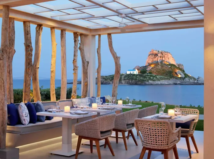 Ouzo restaurant at Ikos Aria