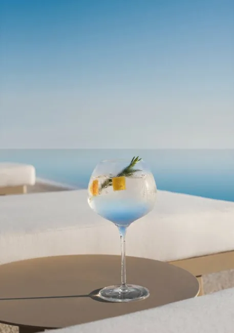 Signature cocktail at Ikos Dassia