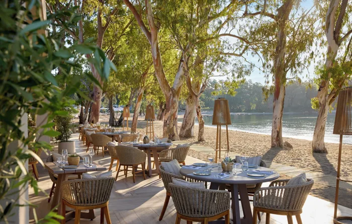 Fresco restaurant at Ikos Odisia