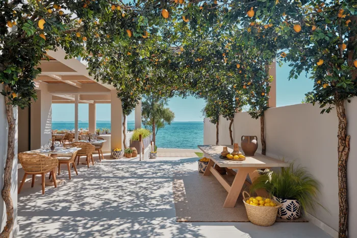 Fresco restaurant at Ikos Olivia