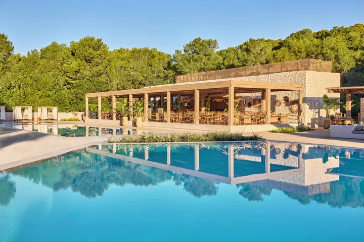 Beach Club area at Ikos Porto Petro, Mallorca