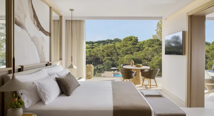 One Bedroom Suite with Pool View at Ikos Porto Petro, Mallorca