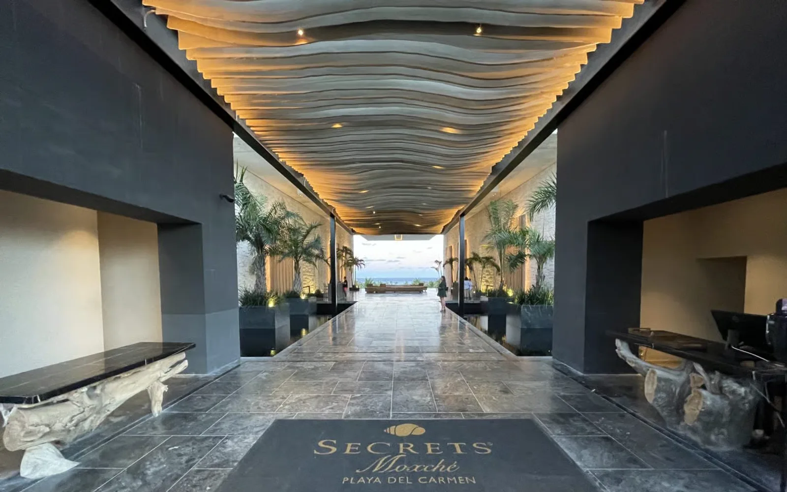 Impression Moxché by Secrets in Playa del Carmen, Riviera Maya, resort detail.