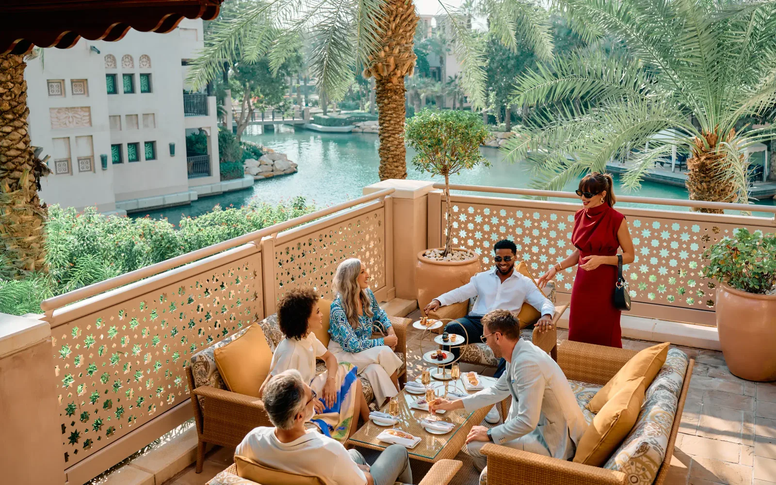 Jumeirah Al Qasr in Madinat Jumeirah, Dubai.
