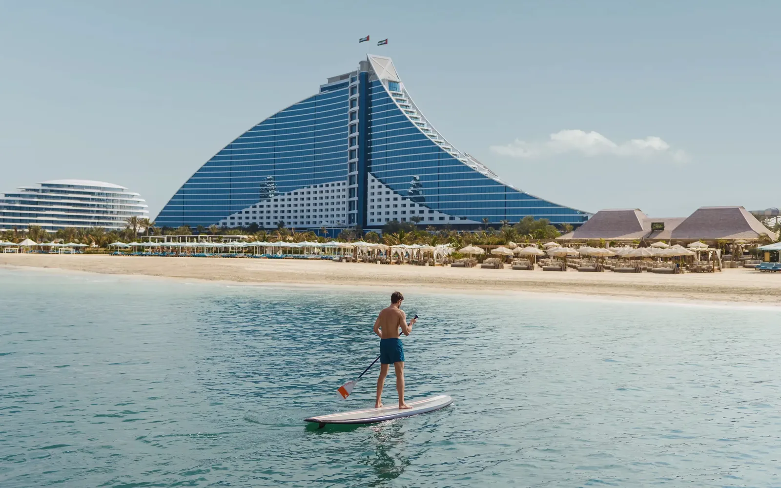 Jumeirah Beach Hotel in Dubai.