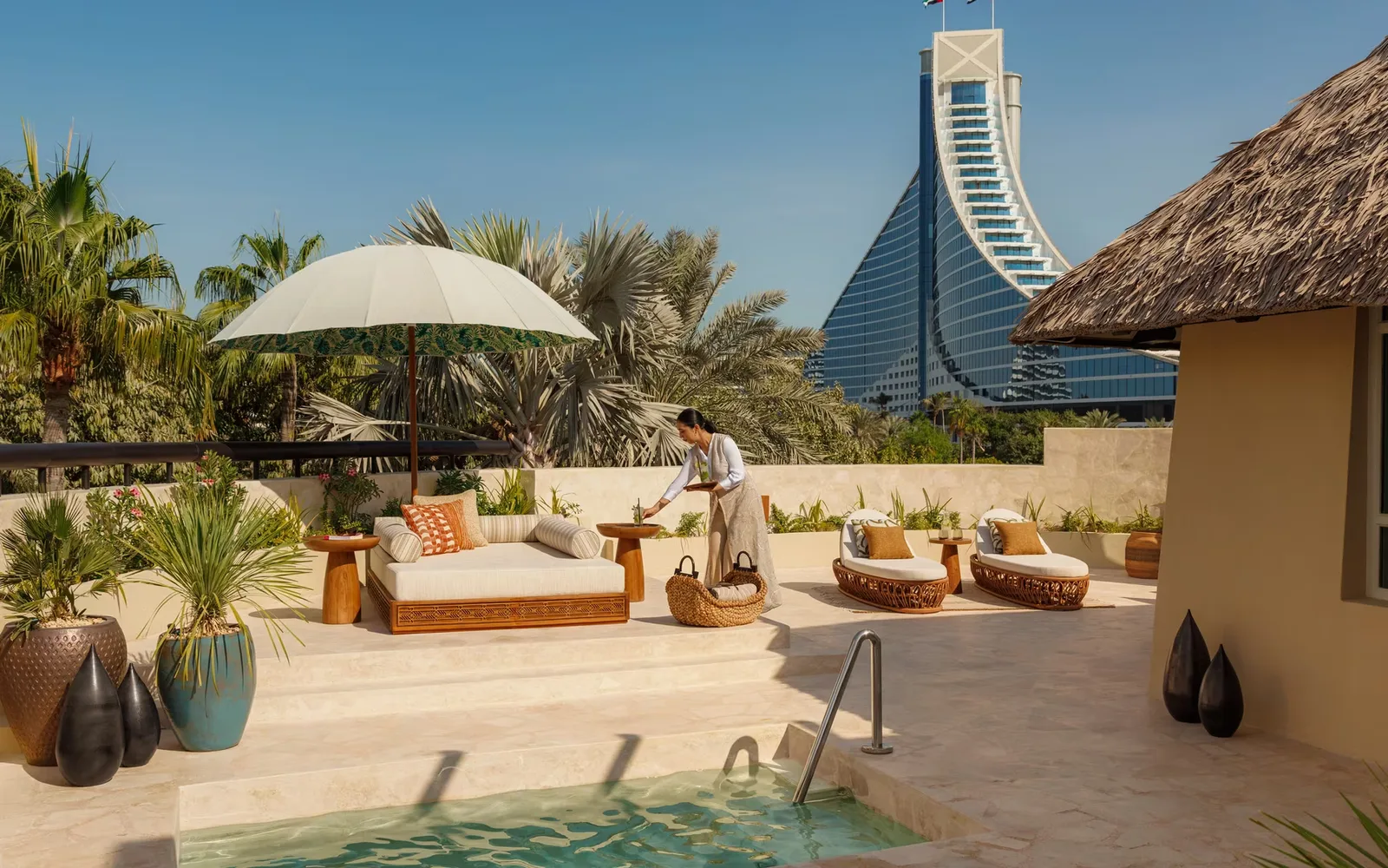 Jumeirah Beach Hotel in Dubai.