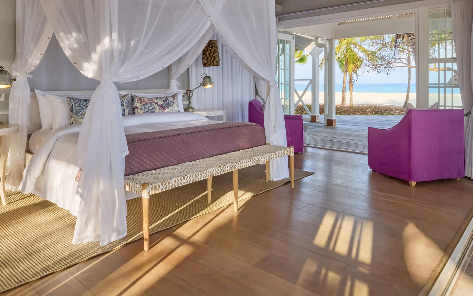 Bedroom in the private villa at Jumeirah Thanda Island