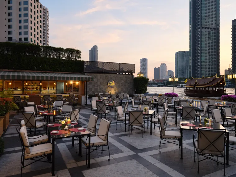 Ciao Terrazza beside the Chao Phraya River at Mandarin Oriental, Bangkok