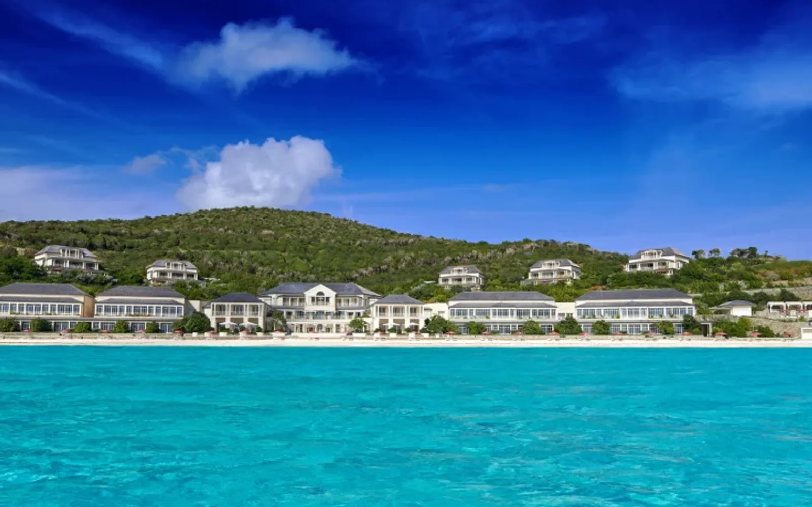 Exterior of Mandarin Oriental, Canouan.