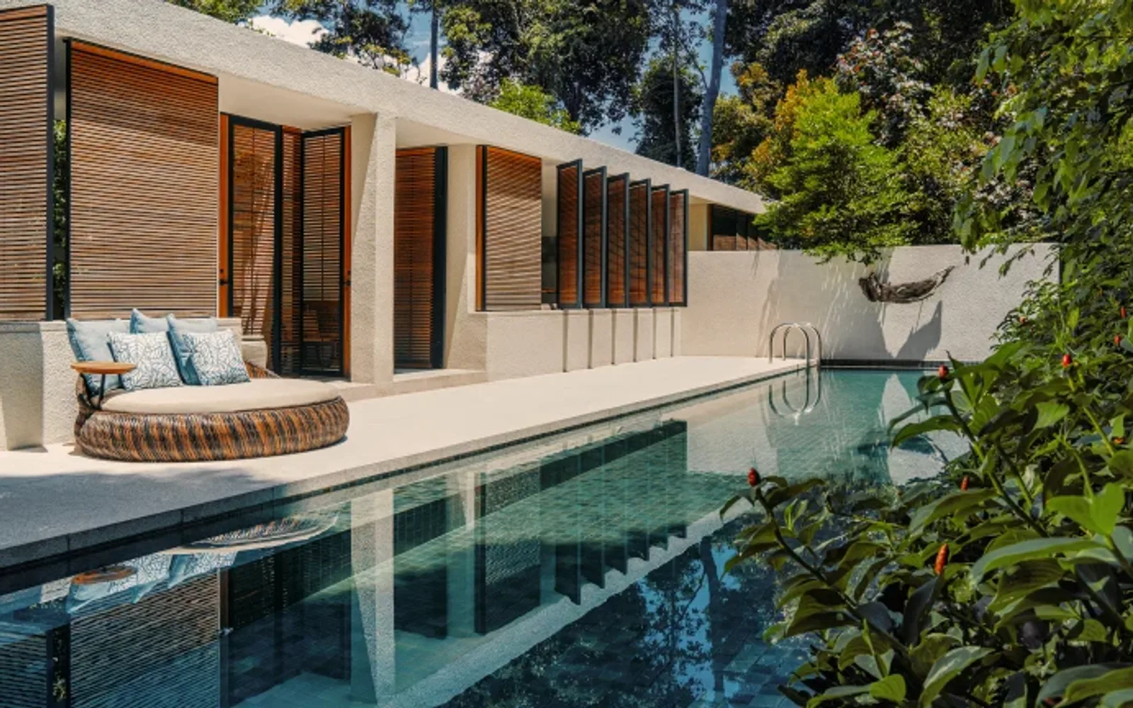 Pool in a Rainforest Grand Suite.