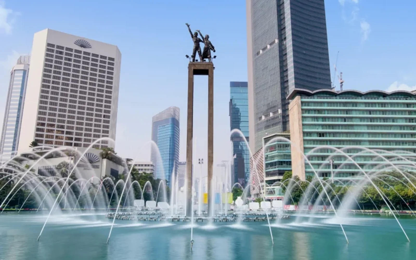 Exterior view of Mandarin Oriental, Jakarta.