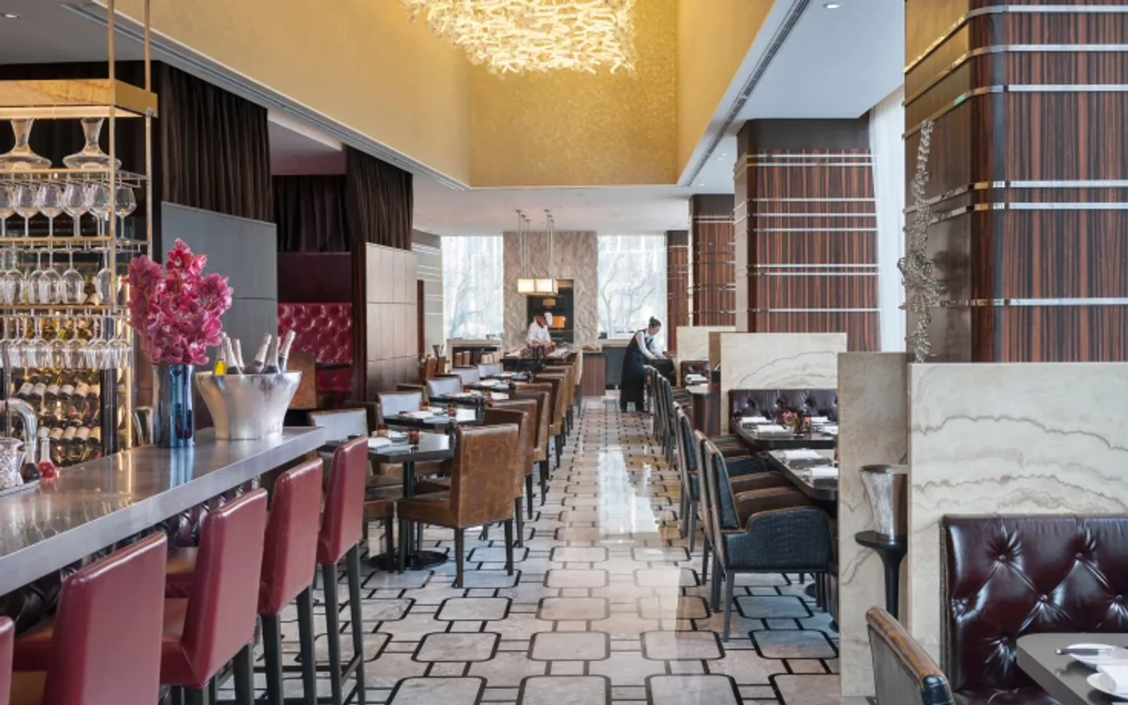 Dining area of the restaurant
