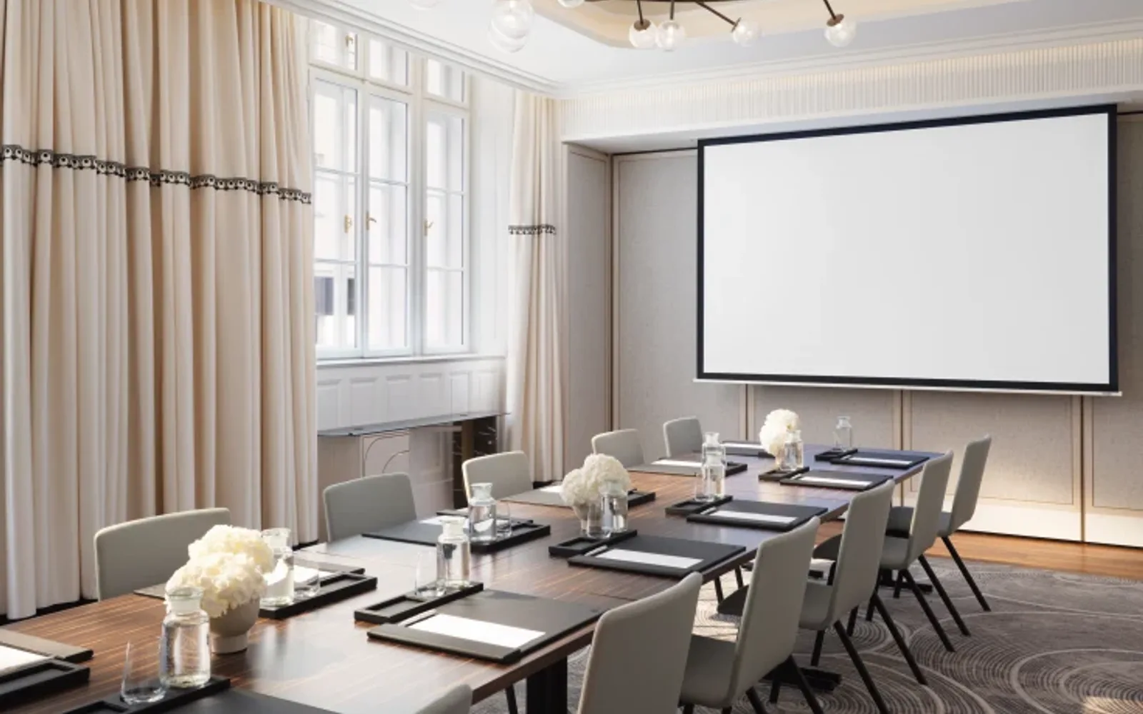Meeting space at Mandarin Oriental, Vienna.