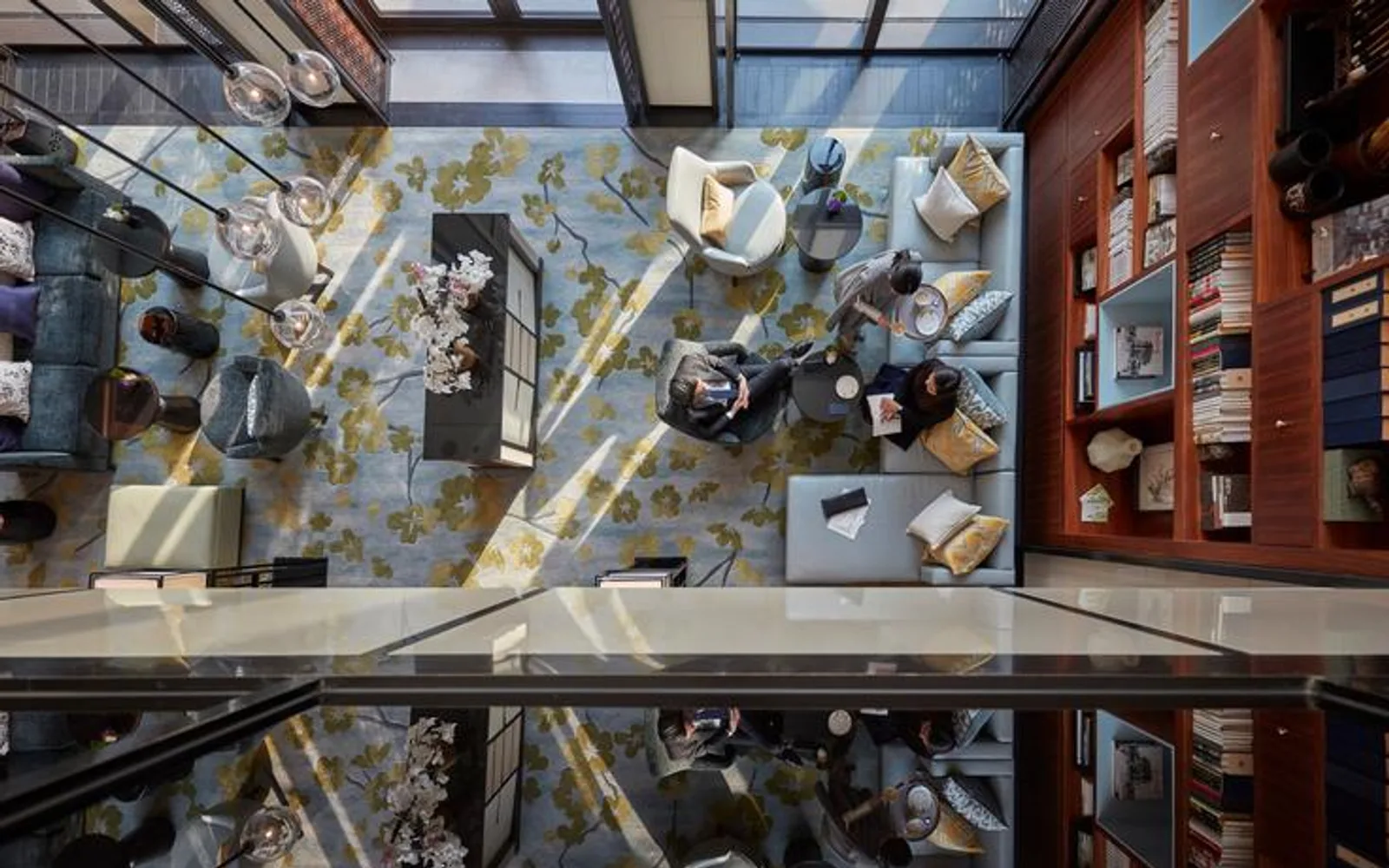 view of the library from top