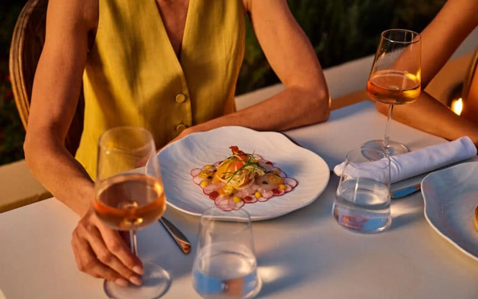 Fine dining experience at Nido Corfu