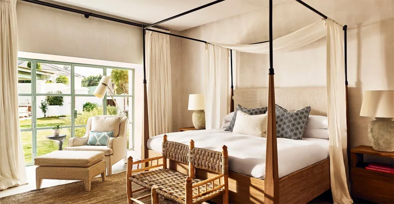 Villa bedroom at Marbella Club