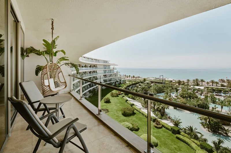 A suite terrace at Maxx Royal Belek