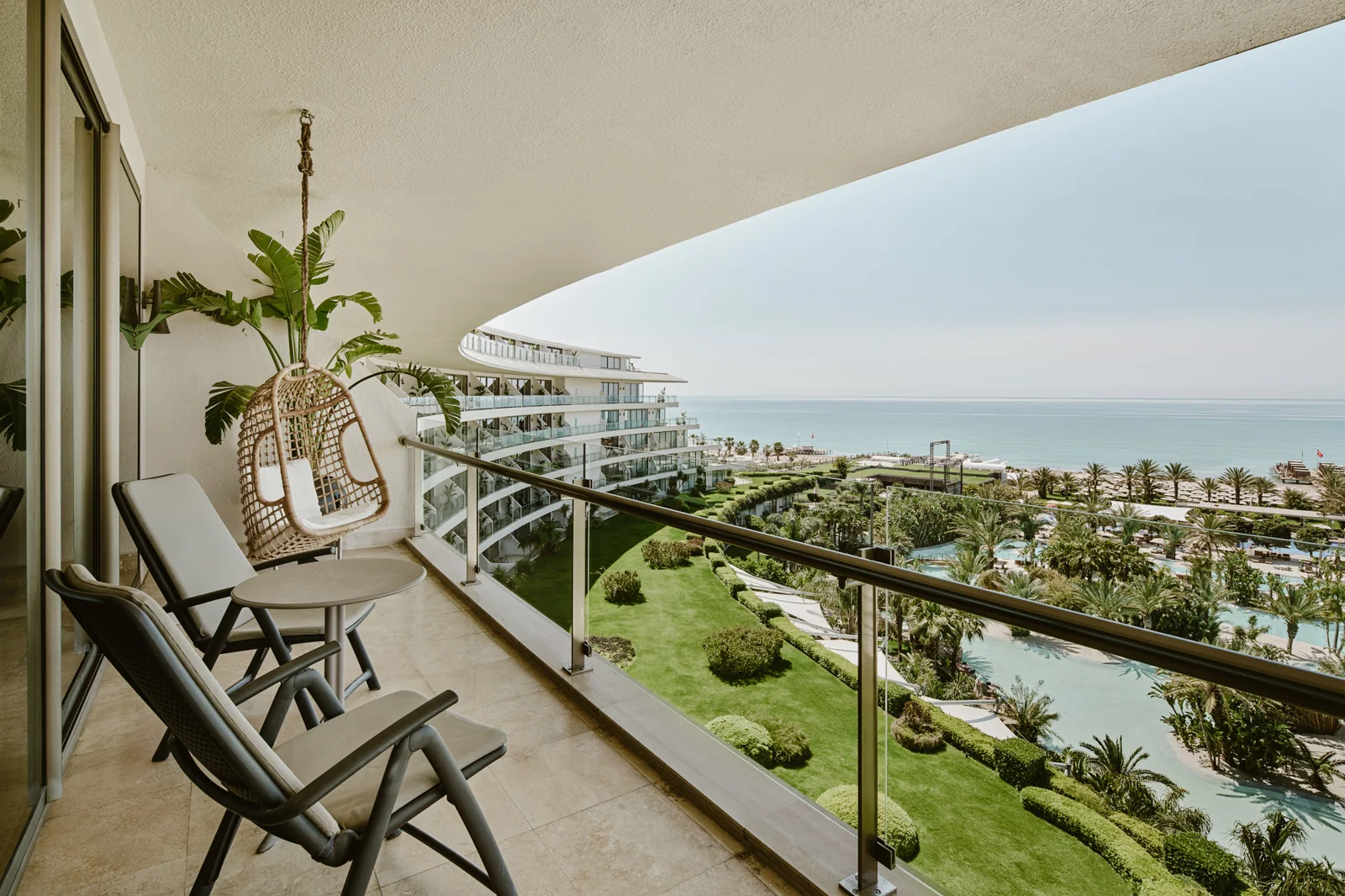 A suite terrace at Maxx Royal Belek