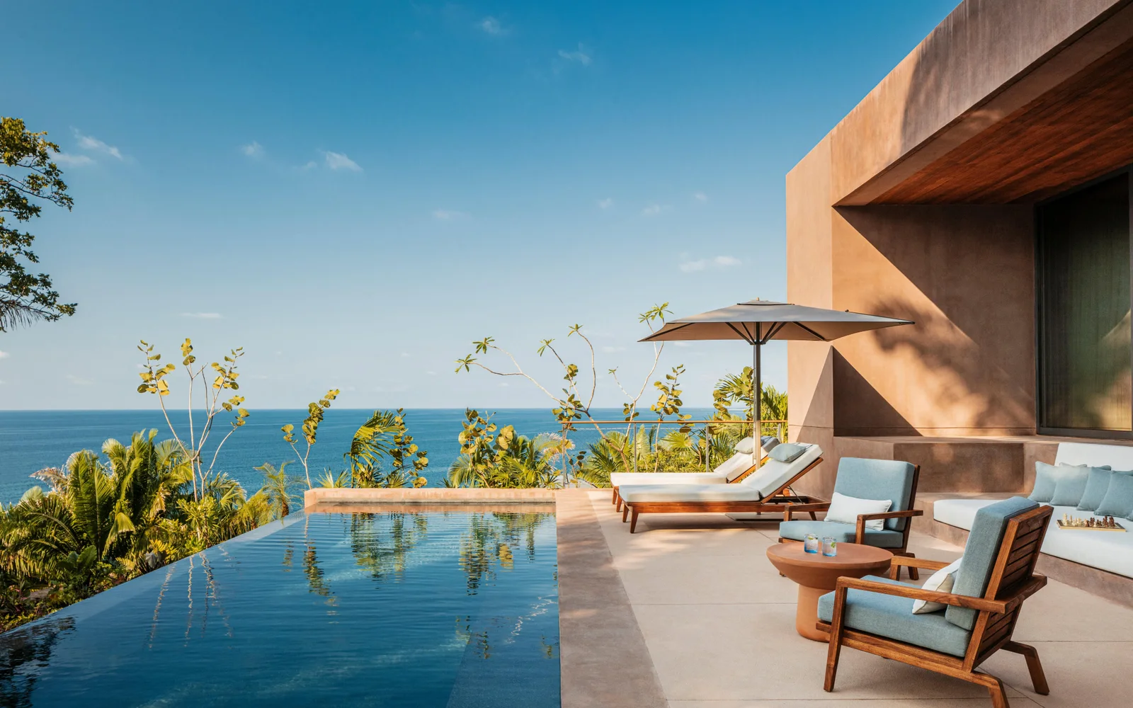 Official view across the landscape and ocean at One&Only Mandarina