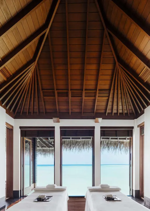 Spa treatment room at One&Only Reethi Rah, Maldives