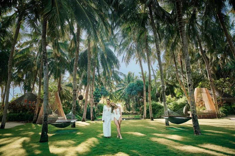 Palm gardens at One&Only Reethi Rah