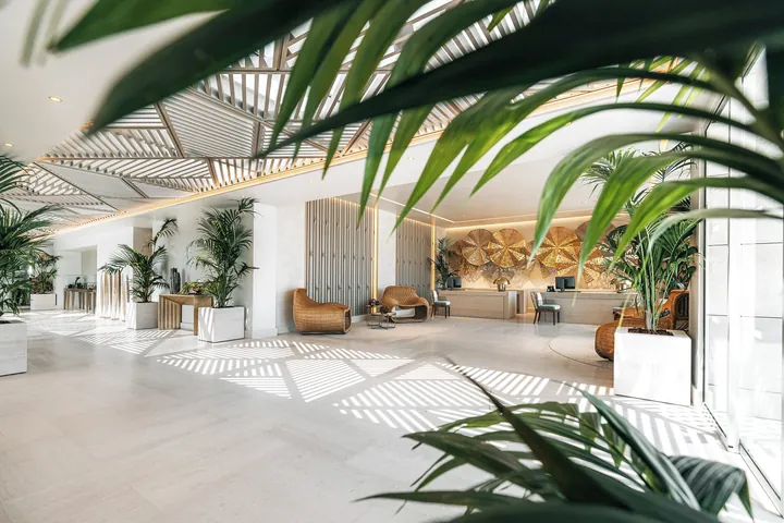 The lobby at Porto Sani, Halkidiki