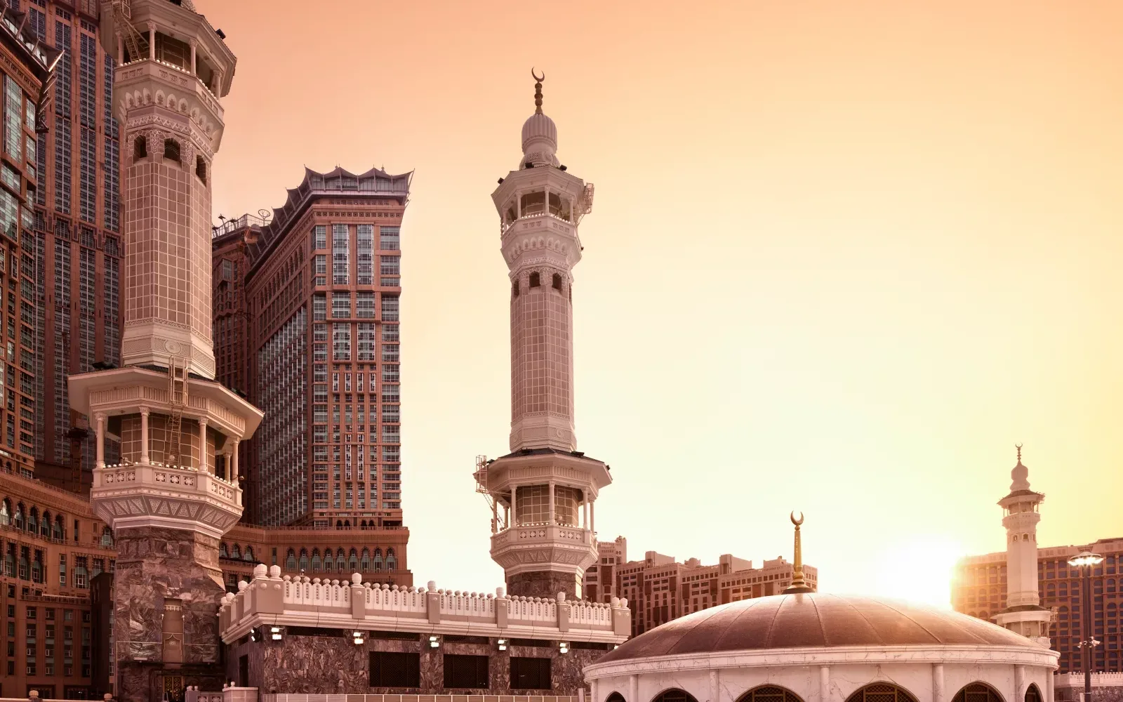 Raffles Makkah Palace view towards the Grand Mosque