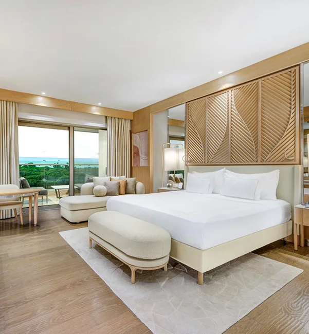 Jade Sea View bedroom at Regnum Carya
