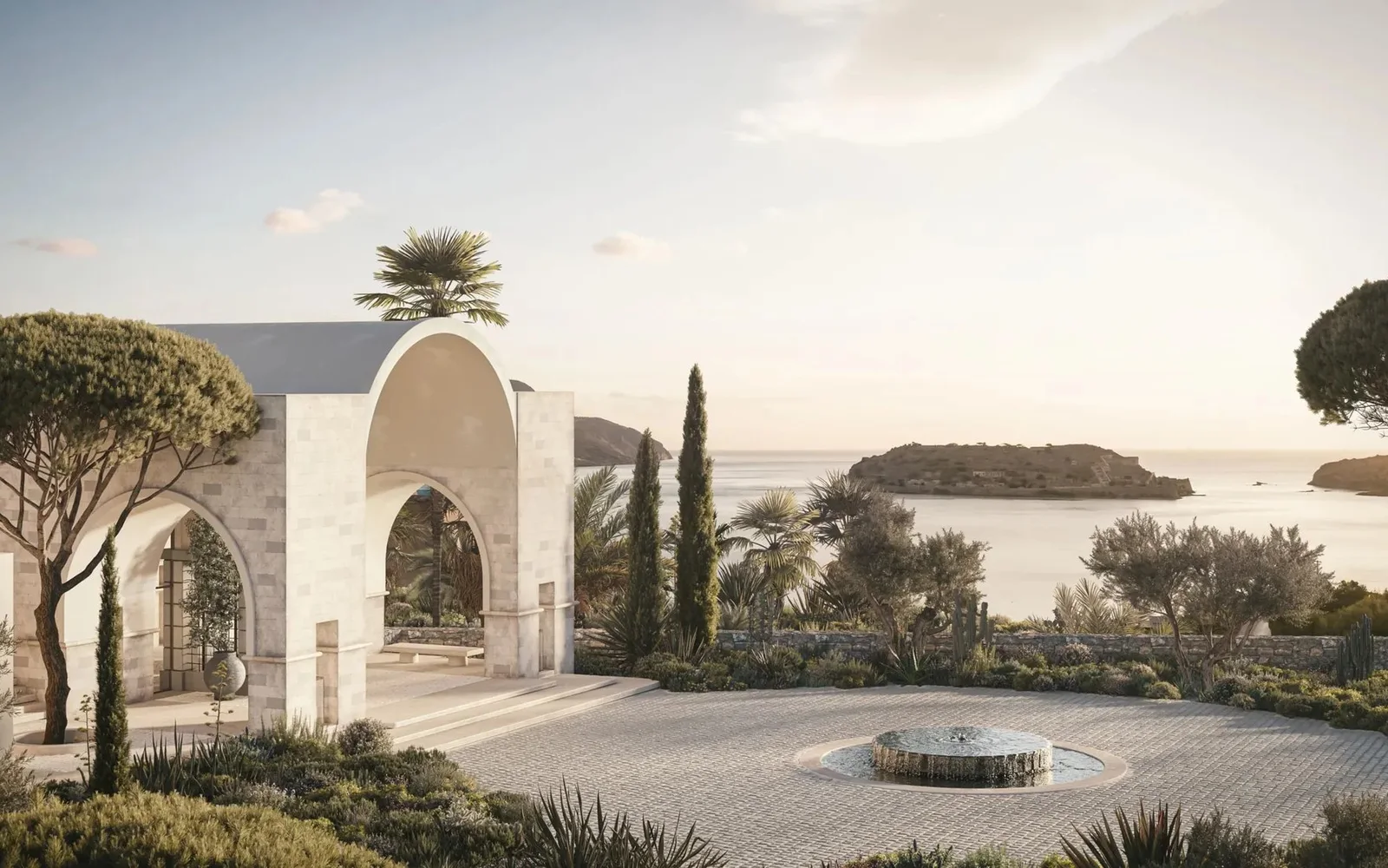 Rosewood Blue Palace in Crete, Greece.
