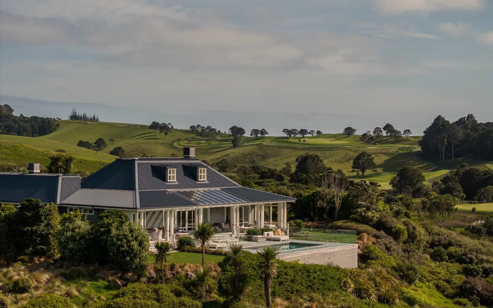 Rosewood Kauri Cliffs in Northland, New Zealand.
