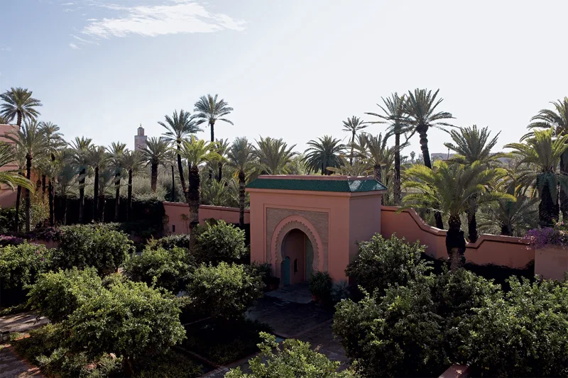 The gardens at Royal Mansour Marrakech