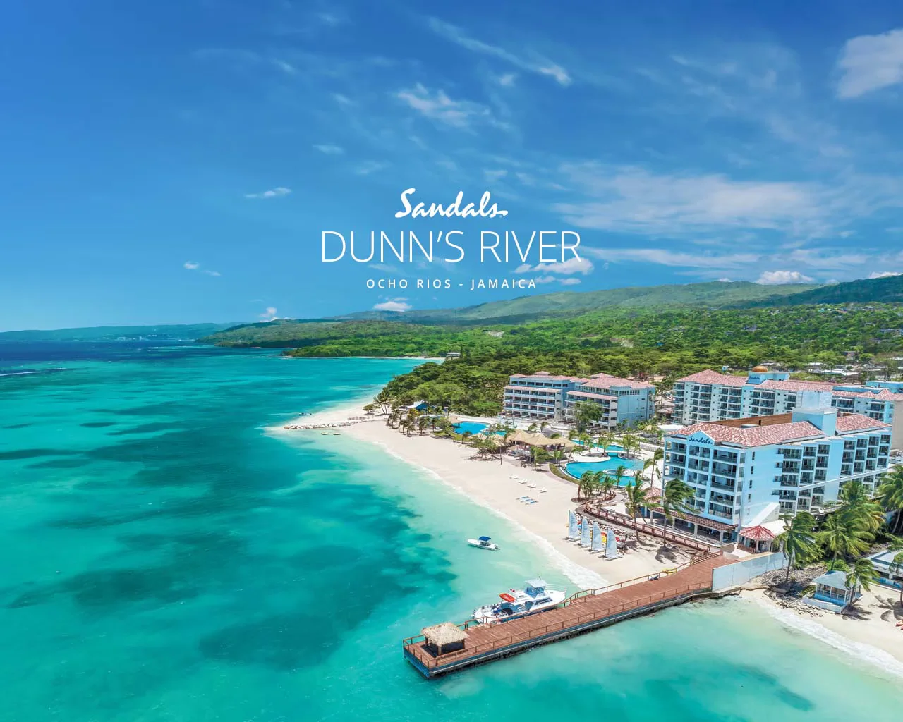 Official supplier photograph of Sandals Dunn’s River in Ocho Rios