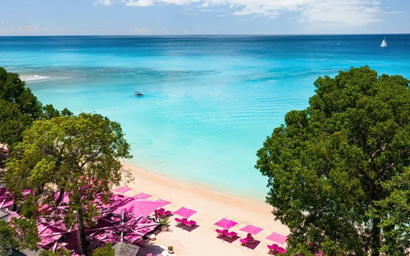 Beach at Sandy Lane, Barbados