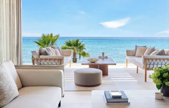 Two Bedroom Grand Residence with Balcony, Beach Front, at Sani Asterias