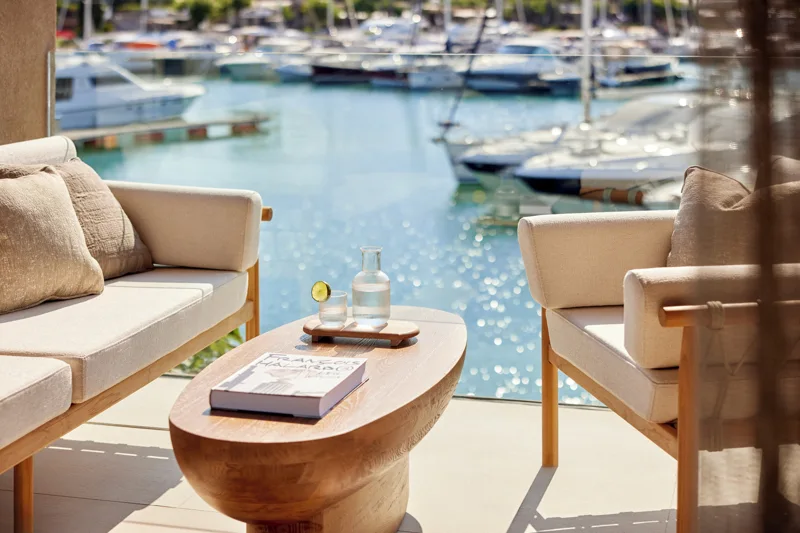 One Bedroom Residence Grand Balcony Marina Front at Sani Asterias