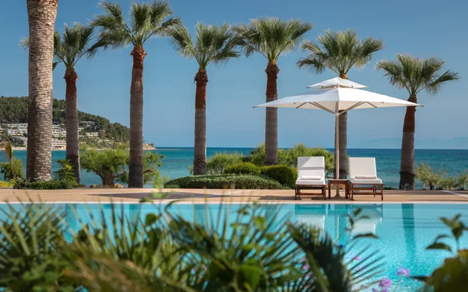 Sani Beach Main Pool