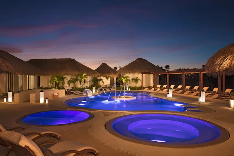Spa hydrotherapy circuit at Secrets Cap Cana