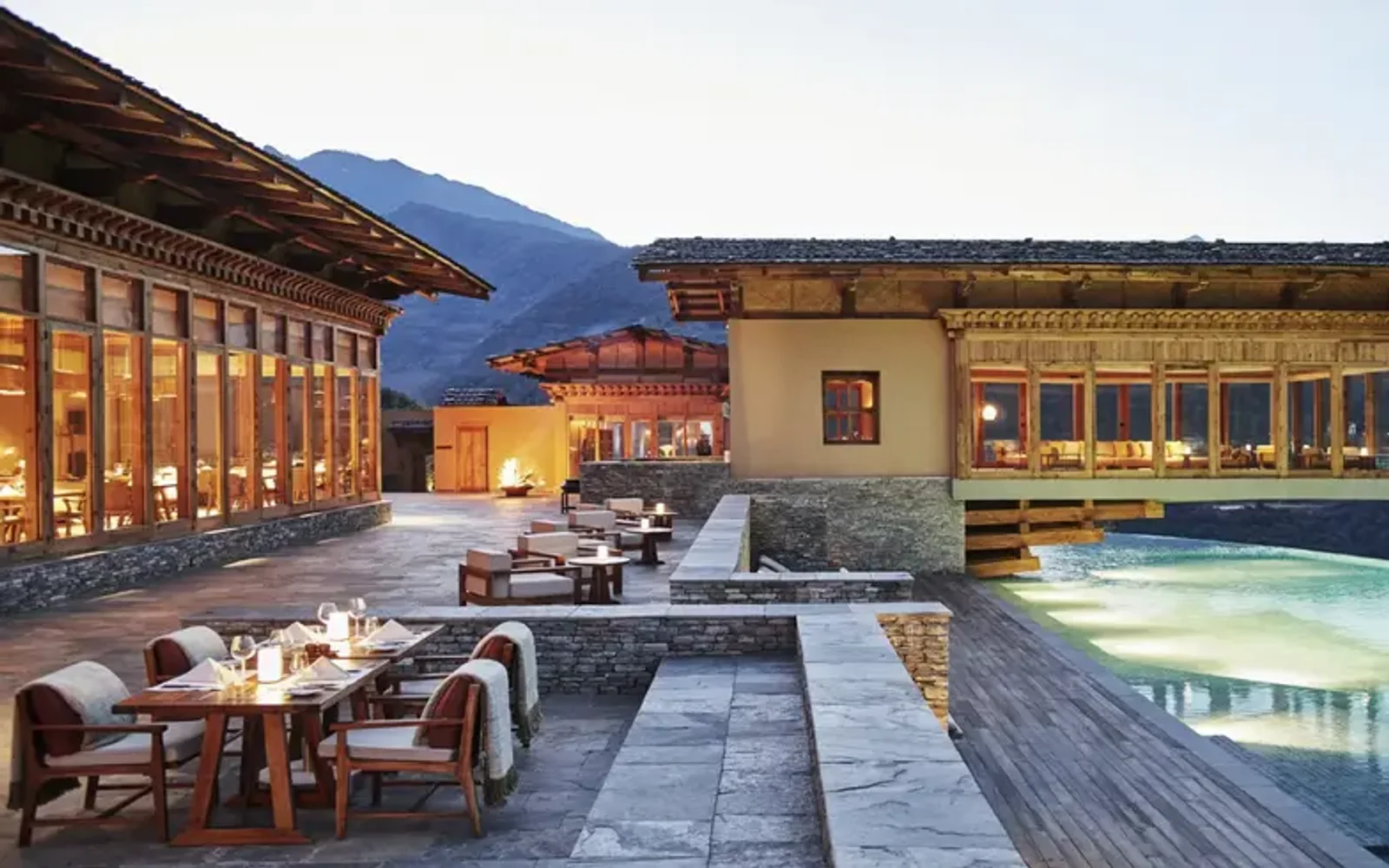 Six Senses Punakha in Punakha Valley, Bhutan.
