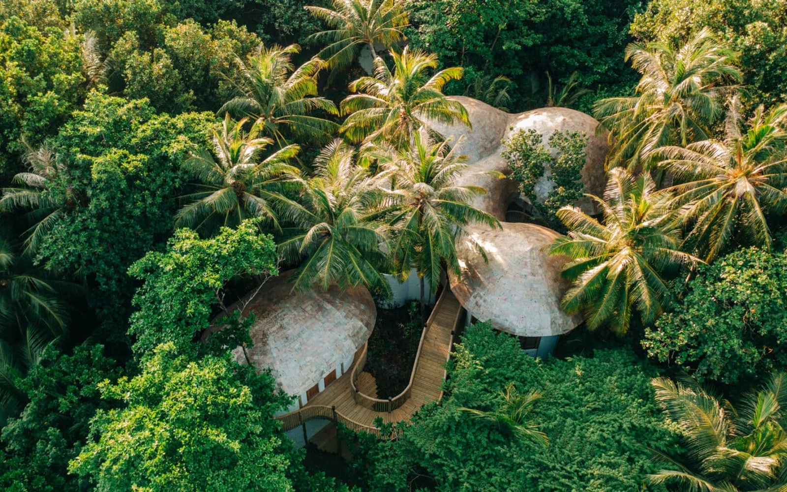 Soneva Soul wellbeing setting at Soneva Fushi