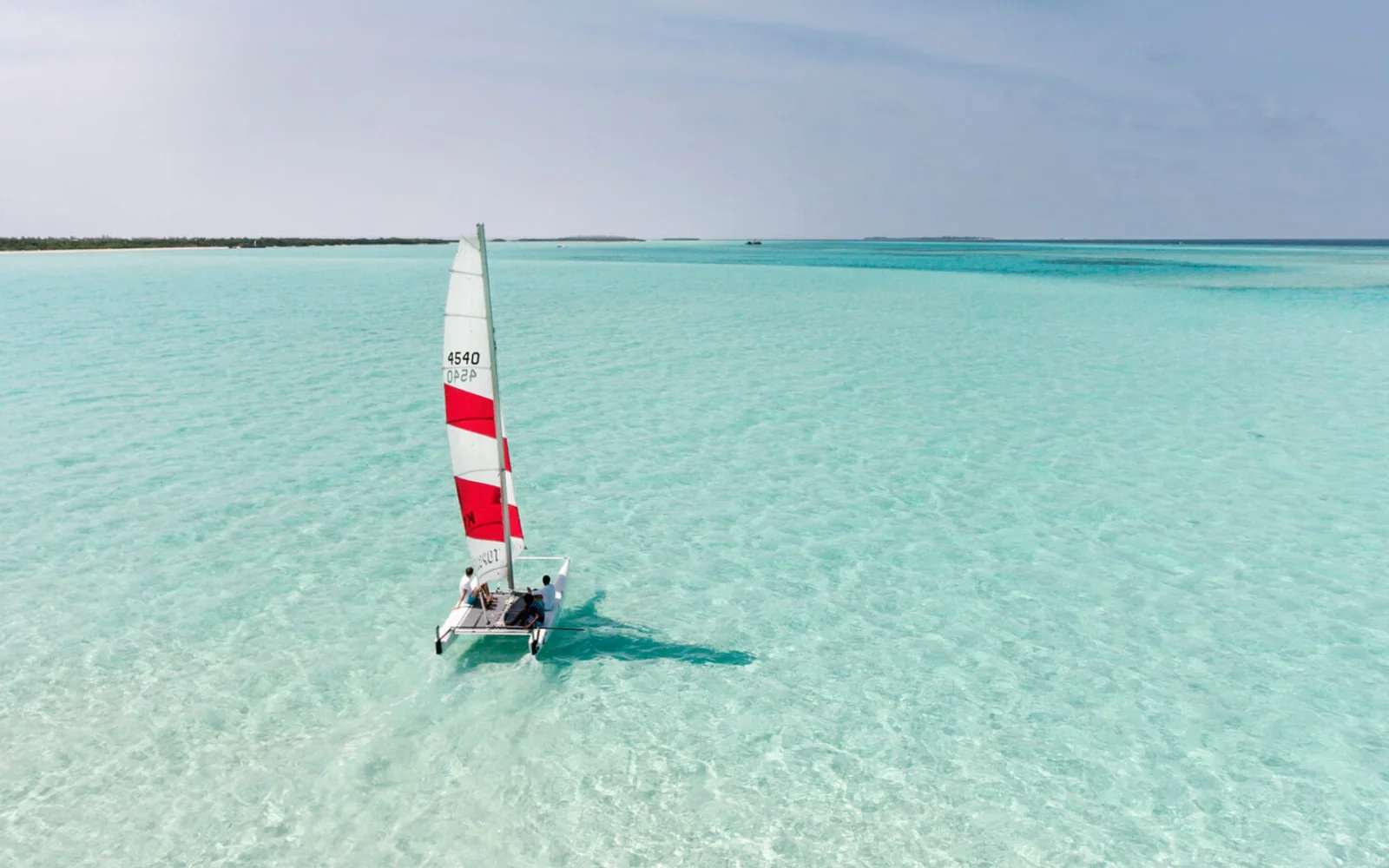 Watersports on the Soneva Jani lagoon