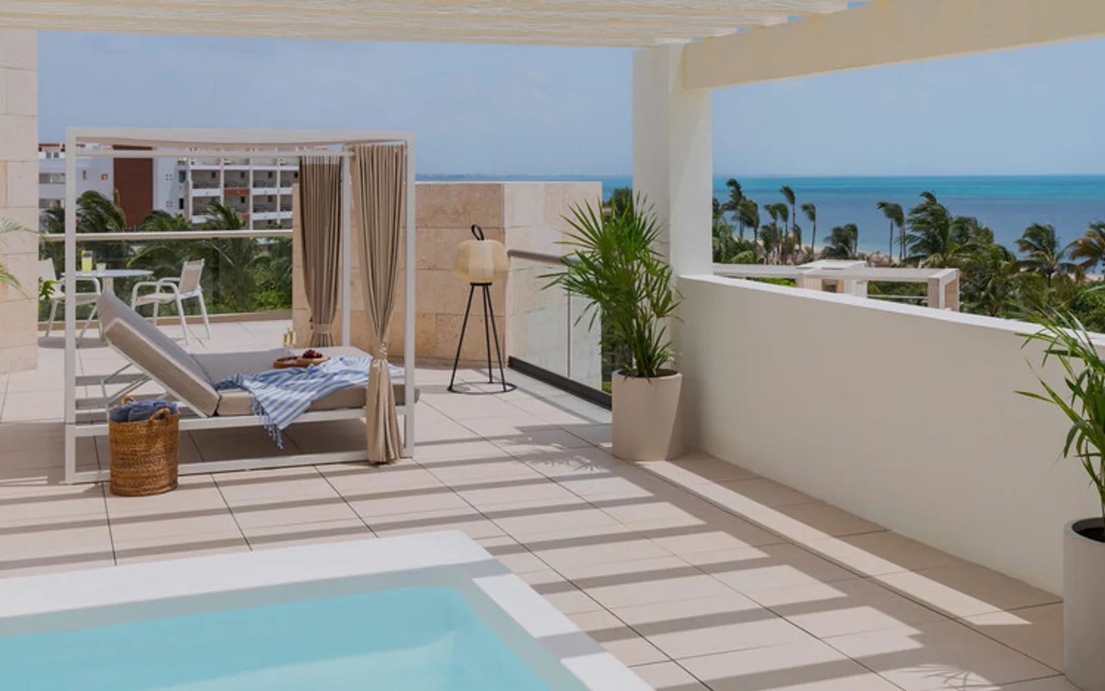 Ocean View Terrace Suite with Plunge Pool at Beloved Playa Mujeres