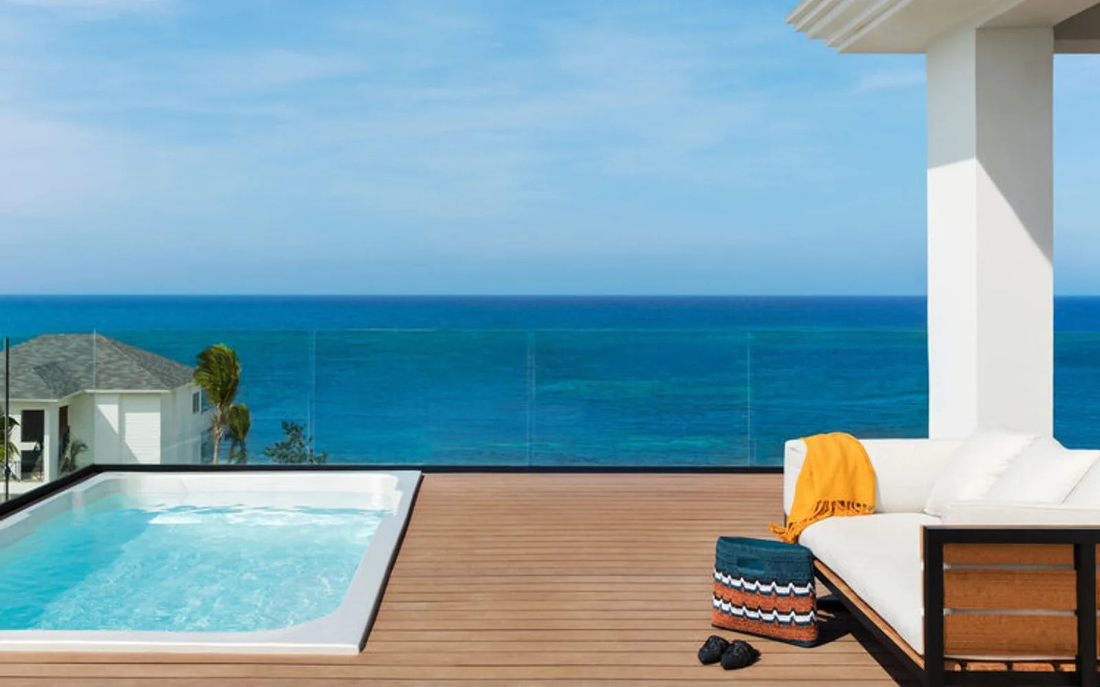 Imperial Suite Ocean View Terrace at Excellence Oyster Bay